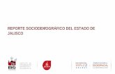 REPORTE SOCIODEMOGRÁFICO DEL ESTADO DE JALISCO · Fuente: Elaborado por el IIEG con base en CONAPO; Proyecciones de la población para los municipios de México 2010-2030 (actualización