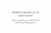 ECOLOGIA, GENETICA Y EVOLUCION - Modelos genéticos de … · 2019-05-03 · b) Cromosómica Endogamia y deriva llevan a la fijación de reordenamientos heteróticos negativos c)