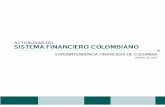 Actualidad del Sistema Financiero Colombiano · 2017-03-16 · Actualidad del Sistema Financiero Colombiano 4 Superintendencia Financiera de Colombia Dirección de Investigación