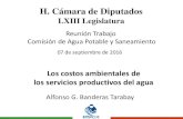 H. Cámara de Diputadosarchivos.diputados.gob.mx/Comisiones_LXIII/Agua/Presentaciones/23.pdfEl 31.6% es agua disponible (471 km3) acumulada en: - estanques y lagos = 159 km3, (11%)