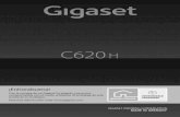 Gigaset C620H - Operador de telefonía IP y soluciones en ... · ni de otros dispositivos eléctricos. u Proteja su equipo de la humedad, del polvo y de los líquidos y vapores agresivos.