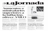 Será una disposición ... - La Jornada de Morelos · dijo que “en la gestión de Peña Nieto el salario se recuperó 16.8 por ciento y sólo 1.3, en la de Feli-pe Calderón”.