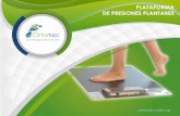 Tecnología sobre tus pies · 2019-11-18 · Sistema de medición de presiones plantares que consta de una plataforma portátil. ... Integrable al sistema Ecoplan para el escaneo