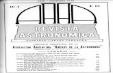 RA125 - Asociación Argentina Amigos de la Astronomía · Todos los datos relativos la oeultneión consignados tnás los he ealeulado era base a las efemórides de Satnrno y la 1950"