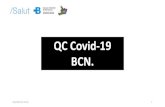 QC Covid-19 BCN. · Font: Diretors d’AIS AIS Nord 2 Ahir Avui Hospital Vall d’Hebron UCI (+) Planta (+) HAD URG (+) Altes Professionals inhàbils 43 110 22 385 42 98 20 385 41