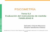 Tema 5.2 Evaluación del instrumento de medida: FIABILIDAD II€¦ · 1. La fiabilidad como consistencia interna 1.1. Métodos basados en la división del test en dos mitades 1.1.1.
