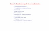 Tema 7: Fundamentos de la termodinámicamudarra.cpd.uva.es/goya/Intranet/pages/programas/fisica2/2012-20… · La radiación se hace en forma de ondas electromagnéticas. La tasa