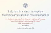 Inclusión financiera, innovación tecnológica y estabilidad ... · •La inclusión financiera mejora en promedio la suavización del consumo, lo que tiene impacto en las decisiones