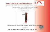 Indicador de nivel controlado magnéticamente Tipo: ITA€¦ · Indicador de nivel magnético ITA Manual de instalación y funcionamiento Intra-Automation - 7 - 3.2.2 Modo de funcionamiento