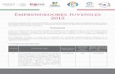 Convocatoria Emprendedores juveniles M Interesados presentar sus proyectos de emprendimiento para concursar