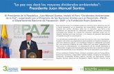 El Presidente de la República, Juan Manuel Santos, instaló ...documentacion.ideam.gov.co/openbiblio/bvirtual/023483/Boletin10.pdf · guerra en lo social, económico y ambiental