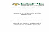 DEPARTAMENTO DE CIENCIAS DE LA TIERRA Y LA ...repositorio.espe.edu.ec/bitstream/21000/10761/1/T-ESPE...DIMENSIONAMIENTO DE LOS ANCLAJES 80 xii 3.10.2. FUERZAS QUE ACTÚAN SOBRE LOS