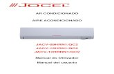 JACV-09HRN1/QC2 JACV-12HRN1/QC2 JACV-12HRDN1/QC2 · • Não movamanualmente a persiana horizontal a não ser que seja necessário. Utilize sempre o comando. • Quando o ar condicionado