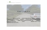 I DATOS GENERALES DEL PROYECTO, DEL PROMOVENTE Ysinat.semarnat.gob.mx/dgiraDocs/documentos/hgo/estudios/... · 2014-02-13 · Modernización del Camino Rural: LOS TULES-LOMA ANCHA