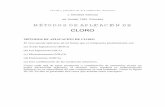 MÉTODOS DE APLICACIÓN DE CLORO - USALcidta.usal.es/.../logo/pdf/metodos_aplicacion_cloro.pdf · 2020-03-18 · Fig. XI-30 Diferentes compuestos de cloro que se forman según el