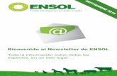 Bienvenido al Newsletter de ENSOL · en el costo de nutrición no la acompañó el precio del capón. Con lo cual es época de afinar el manejo de la granja y sobre todo en nutrición.