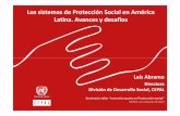 Los sistemas de Protección Social en América Latina ...conferencias.cepal.org/Inversion_gasto/MIERCOLES 3 JUNIO/PDF/05... · Estructura del mercado de trabajo: concentración del