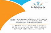 SPANISH...Segunda ronda –Escuela Secundaria Lakeside – 15 de octubre del 2019 Objetivo: Recolectar aportes de la comunidad en las opciones presentadas para la reestructuración