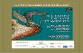 ACTIVIDADES CULTURALES - Sociedad Española de Estudios ... · El Museo de las Villas Romanas (MVR) ofrece una visión muy completa de la vida rústica romana. Sus contenidos explican