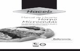 Horno Microondas - Tienda Celsia Horno Microondas Manual de Usuario HORNO AR HM-0.7 INOX Lea detenidamente