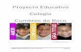 Proyecto Educativo Colegio Cumbres de Boco...creatividad, pensamiento crítico y reflexivo, proactividad. Habilidades: Autonomía, diálogo y participación activa. Se define a su