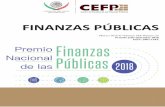 FINANZAS PÚBLICAS Premio Nacional de las Finanzas Públicas ... · las Finanzas Públicas en el marco de la ceremonia de entrega del Premio Nacional de las Finanzas Públicas, premio