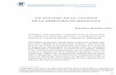 UN ESTUDIO DE LA CALIDAD DE LA DEMOCRACIA MEXICANAhistorico.juridicas.unam.mx/publica/librev/rev/qdiuris/... · 2012-06-28 · (estado de derecho, amplia protección de los derechos