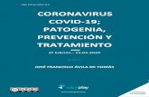 CORONAVIRUS COVID-19; PATOGENIA, PREVENCIÓN Y …€¦ · isbn: 978-84-16861-95-8 coronavirus covid-19; patogenia, prevenciÓn y tratamiento 2ª edición - 15.03.2020 autor: josÉ