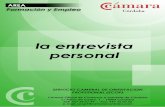 S.C.O.P. - camaraemplea.com personal.pdf · - Revisa el auto análisis personal, sopesando las características que mejor se adapten a la empresa y al puesto de trabajo que solicitas.