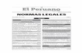 Publicacion Oficial - Diario Oficial El Peruano · Emergencia declarado en los distritos de Ramón Castilla y Yavarí, de la provincia de Mariscal Ramón Castilla, departamento de
