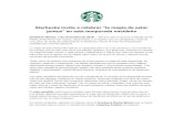 Starbucks invita a celebrar “la magia de estar juntos ...€¦ · “la magia de estar juntos” a cada partner (colaborador) y cliente que visite sus tiendas. Es en esta unión