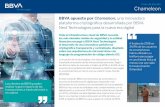 BBVA apuesta por Chameleon · 2019-07-04 · BBVA es hoy una de las entidades más comprometidas con la digitalización y a cierre de 2018 más de la mitad de sus clientes (un 51%)