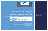 II JORNADA DE TRABAJO DE LA RED …II Jornada de Trabajo de la Red Iberoamericana de Psicología de Emergencias - (28/Junio /2012) Página 3 La participación en esta ocasión ha sido