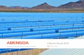 ABENGOA Informe Anual 2014informeanual2014.abengoa.com/es/wp-content/uploads/2014_Tomo… · ISCC Ciclo combinado solar integrado (por sus siglas en inglés) J Julio km/h Kilómetros