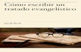 Cómo escribir un tratado evangelístico€¦ · de la ley, no tenemos ninguna posibilidad de ir al cielo. • La cruz: explica la solución. Jesús pagó en la cruz por nuestros