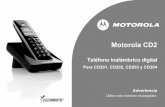 Motorola CD200 IFU EN€¦ · Antes de realizar la primera llamada tendrÆ que configurar el telØfono. Siga las sencillas instrucciones de la sección ﬁIntroducciónﬂ de las