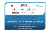 I Jornadas Regionales “Recursos Locales para la Creación ...empleo.beniel.es/documents/18487/148526/20120224... · Proponer soluciones a los desafíos a los que se enfrenta el