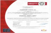 KMBT C224-20180502133959 · ohsas 18001 el sistema de gestión se aplica a: scope of certification: ejecuciÓn y mantenimiento deinstalaciones elÉctricas en baja tensiÓn, alumbrado