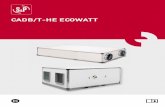 7081014800 CADB-T-HE ECOWATT 2018 es · 5 • Señales de identiﬁ cación: Tarjeta CE, indica los datos del producto y dirección del fabricante. La marca CE, indica la conformidad