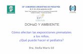 Sociedad Argentina de Pediatría - Cómo afectan las exposiciones … · 2017-10-18 · Cáncer de testículo DDT, PCBsy otros plaguicidas organoclorados Cáncer de tiroides Dioxinas,