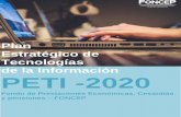 Plan Estratégico de Tecnologías de la Información PETI -2020 · Dentro de la estructura interna del FONCEP definida en el acuerdo 2 de 2017 de la Junta Directiva, se encuentra