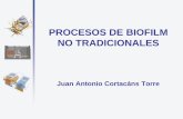 PROCESOS DE BIOFILM NO TRADICIONALESceh-flumen64.cedex.es/tecnologia/XXXIII-curso/18-11... · • Recirculación en caso de predesnitrificación • Velocidades • Muy variable según