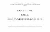 MANUAL DEL EMPADRONADORusers.pop.umn.edu/~wlt/col/py1972_Manual_del_Censista.pdf · cada Sector de Supervisón comprenderá un determinado número de “áreas de empadronamiento”.