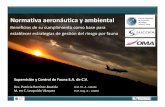 Normativa aeronáutica y ambiental · ‐Ley General de Vida Silvestre NORMATIVA AMBIENTAL… aplicable en México ‐Reglamento de la Ley General de Vida Silvestre ‐NOM‐059‐SEMARNAT‐2010
