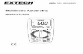 Multímetro Automotriz - Extech Instruments · AUT500-EU-SP v1.0 5/13 2 Introducción Gracias por elegir el multímetro automotriz AUT500 de Extech. El AUT500 es un multímetro de
