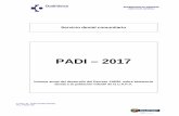 MEMORIA PADI 2017 - osakidetza.euskadi.eus · El presente informe de desarrollo del PADI en el ejercicio 2017 muestra los datos de demografía, utilización, asistencia y costes,