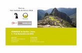 Perú es País Invitado de Honor 2018 - Peru-Vision · Más de 100 productores, comerciantes y ofertantes de servicios alrede-dor de los ámbitos mencionados se dan cita cada año