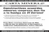 AÑO 6 / NÚMERO 80 MÉXICO / AGOSTO 2013. Constructivos ... · IMPUNIDAD DE EMPRESARIOS POR LA MUERTE DE 6 MINEROS EN BARROTERÁN PÁG. 20 . Constructivos acuerdos mineros-empresa