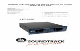 STP-5000 - Soundtrack USAsoundtrackusa.com/wp-content/uploads/2019/02/STP... · SISTEMA DE ENFRIAMIENTO DEL AMPLIFICADOR También prestar mucha atención a las necesidades de enfriamiento.