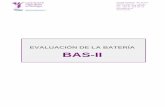 EVALUACIÓN DE LA BATERÍA BAS-II - COP · 2013-05-24 · Nombre del test BAS-II – Escalas de aptitudes intelectuales Autor Collin D. Elliott, Pauline Smith y Kay McCullogh Autor